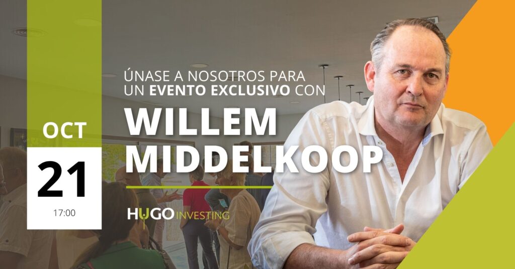 75 Willem Middelkoop intervino en la velada para inversores privados de Hugo Investing en España.
