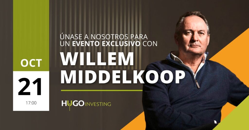 Willem Middelkoop intervino en la velada para inversores privados de Hugo Investing en España.